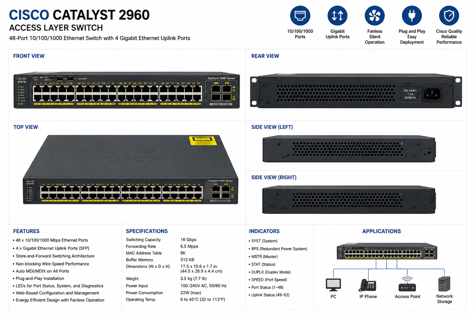 Cisco Catalyst 2960 Access Layer Switch thumbnail 6