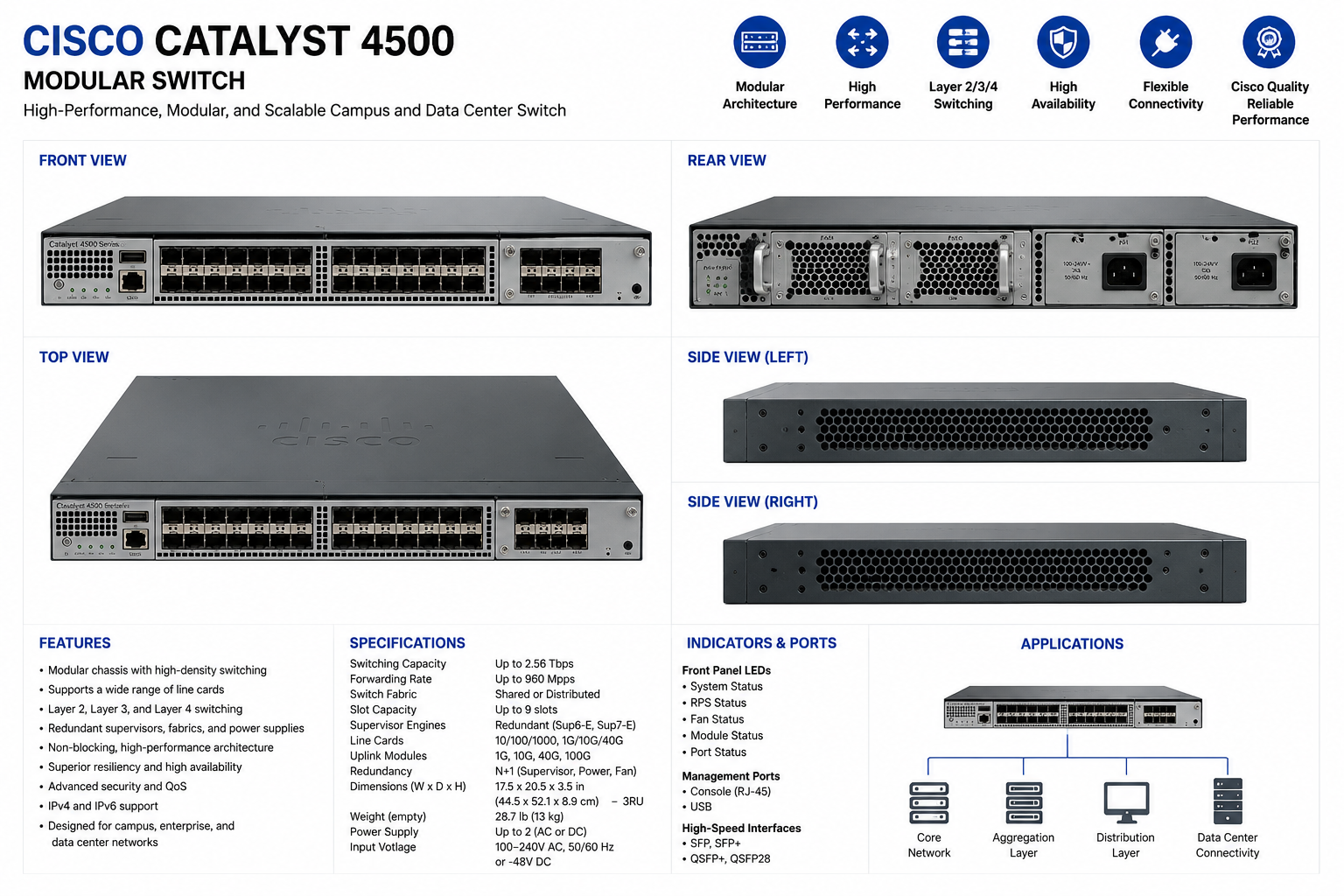Cisco Catalyst 4500 Modular Switch thumbnail 3