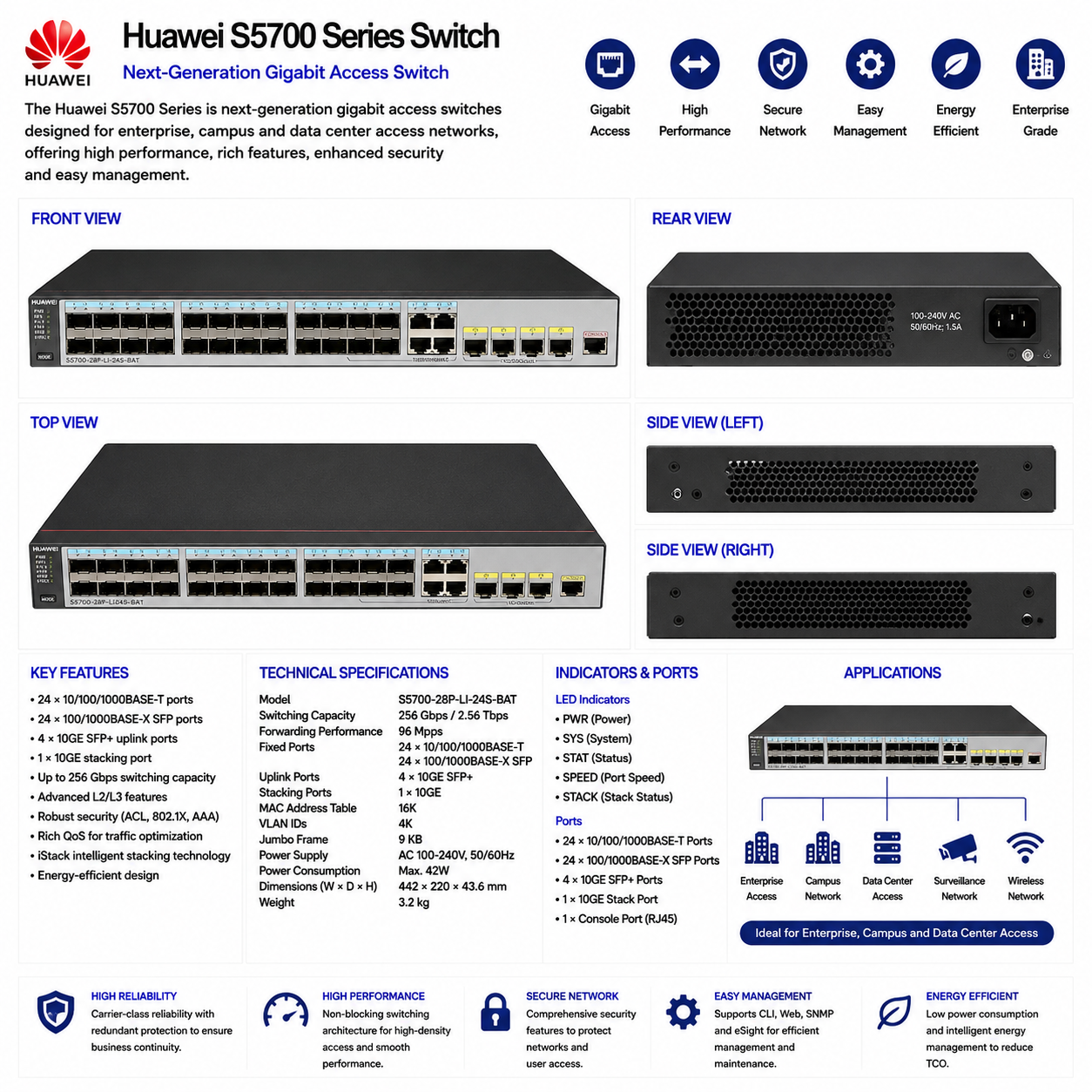 Huawei S5700 Series Switch thumbnail 2
