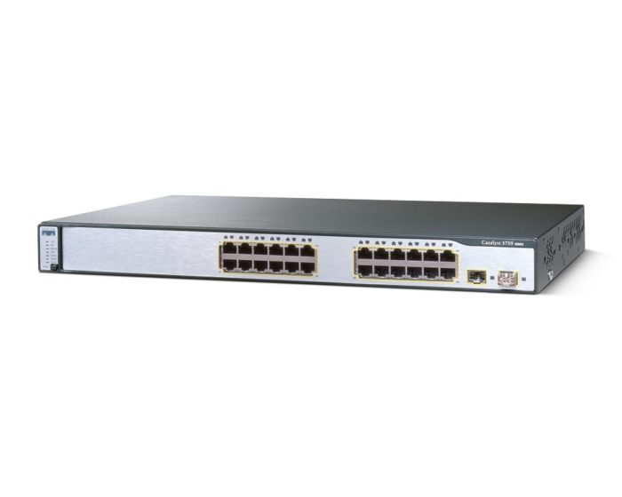 Cisco Catalyst 3750 Enterprise Layer 3 Switch for Refurbished
