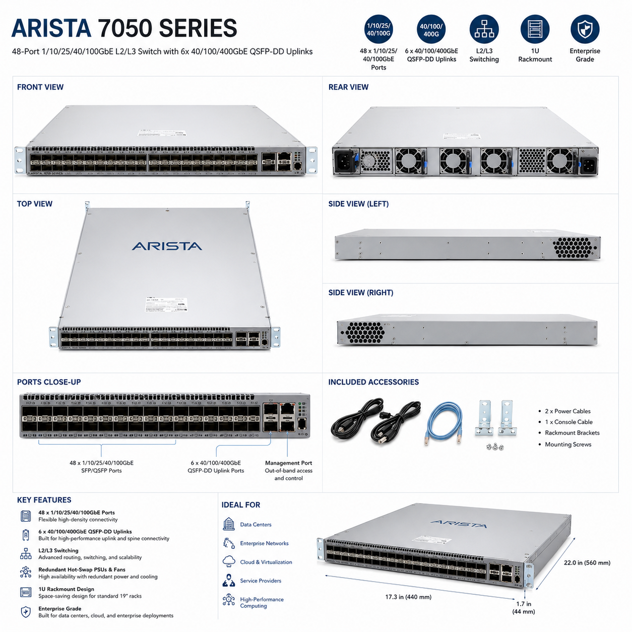Arista 7050 Series Switch thumbnail 5
