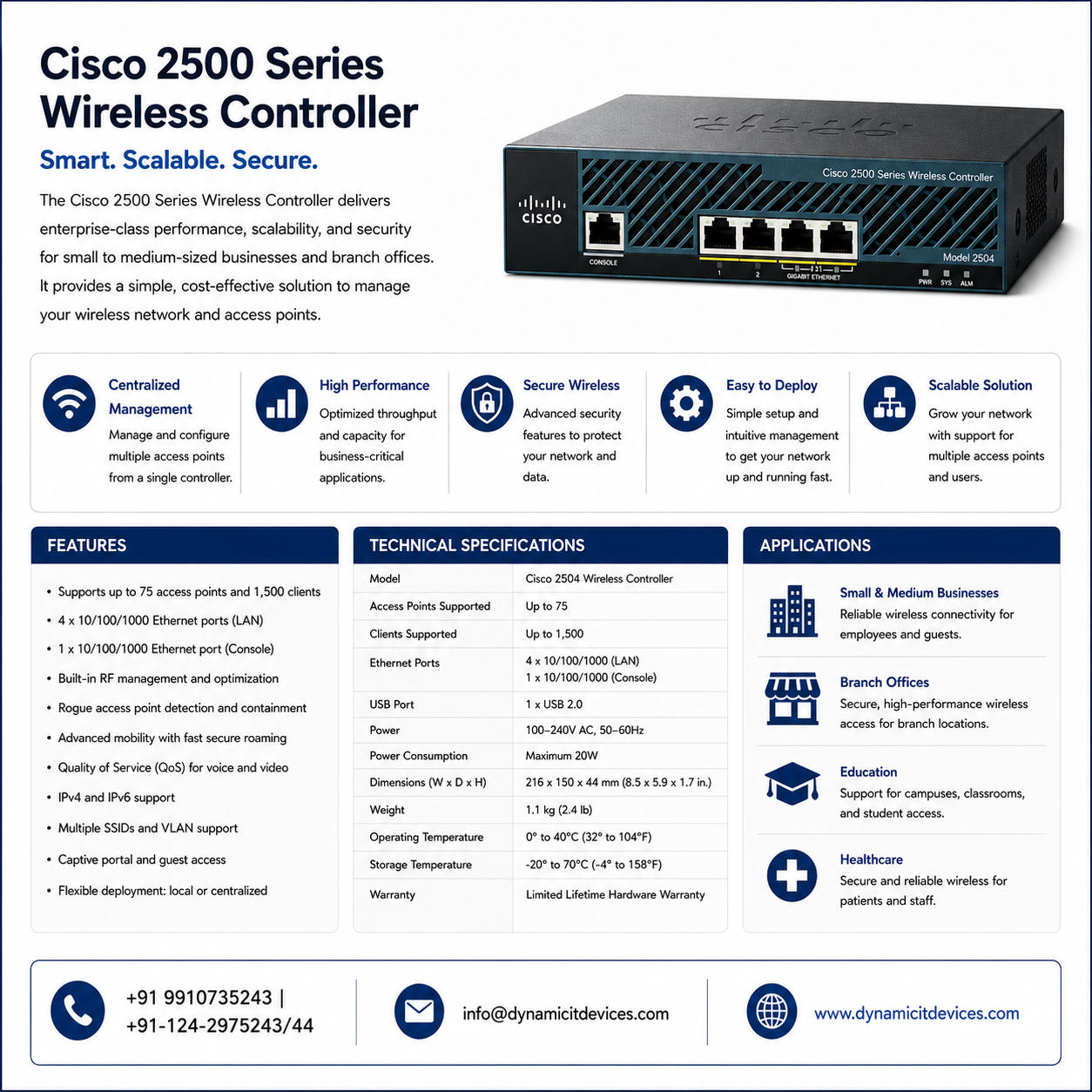 Cisco 2500 Series Wireless Controller thumbnail 4