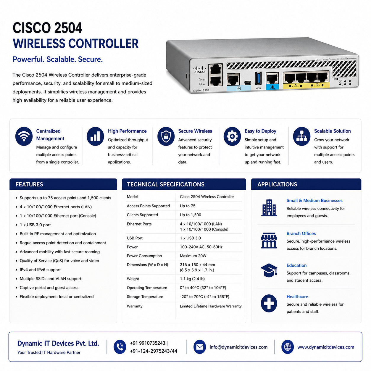 Cisco 3500 Series Wireless Controller thumbnail 2